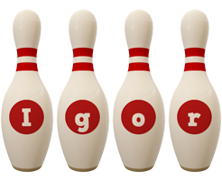 igor bowling-pin logo