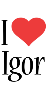 igor i-love logo