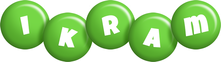 ikram candy-green logo