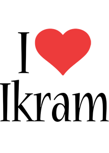 ikram i-love logo