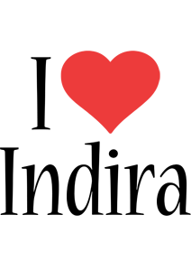 indira i-love logo