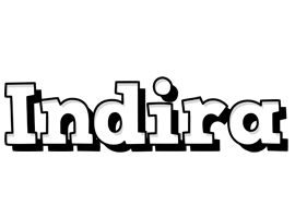 indira snowing logo