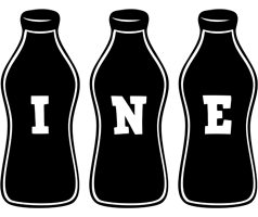 ine bottle logo