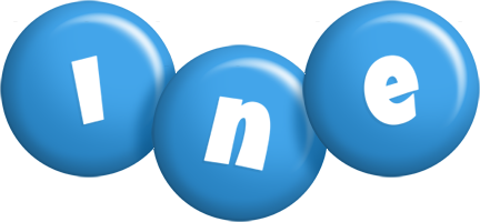 ine candy-blue logo