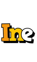 ine cartoon logo