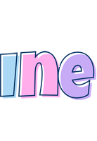 ine pastel logo