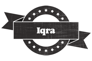 iqra grunge logo