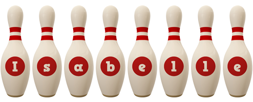 isabelle bowling-pin logo