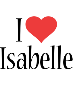 isabelle i-love logo