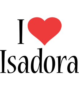 isadora i-love logo