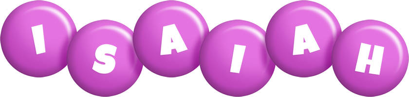 isaiah candy-purple logo