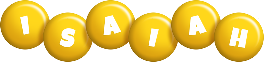 isaiah candy-yellow logo