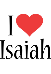 isaiah i-love logo