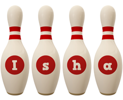 isha bowling-pin logo