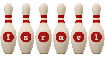 israel bowling-pin logo