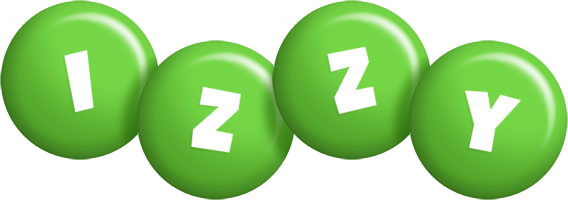 izzy candy-green logo