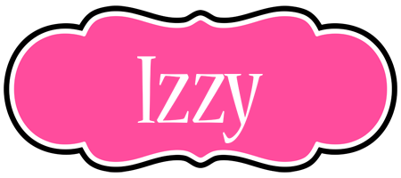 izzy invitation logo