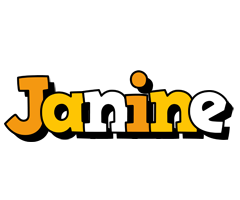 janine cartoon logo