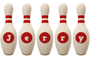 jerry bowling-pin logo