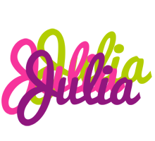 julia flowers logo