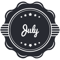 july badge logo