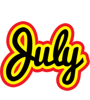 july flaming logo