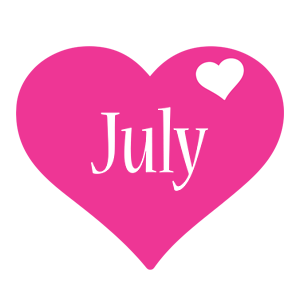 july love-heart logo