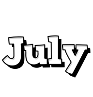 july snowing logo