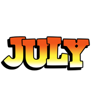 july sunset logo