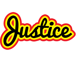 justice flaming logo