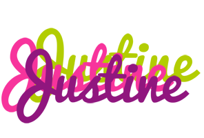 justine flowers logo