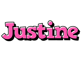 justine girlish logo