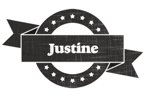 justine grunge logo