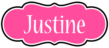 justine invitation logo