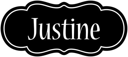 justine welcome logo