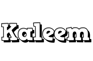 kaleem snowing logo