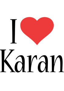 karan i-love logo