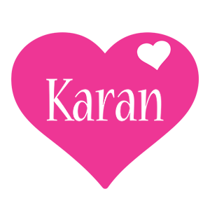 karan love-heart logo