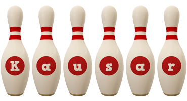 kausar bowling-pin logo