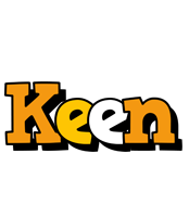 keen cartoon logo