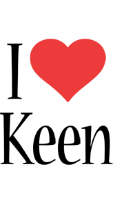keen i-love logo