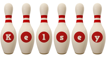 kelsey bowling-pin logo