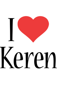 keren i-love logo