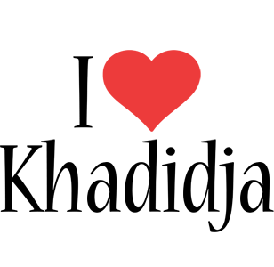 khadidja i-love logo