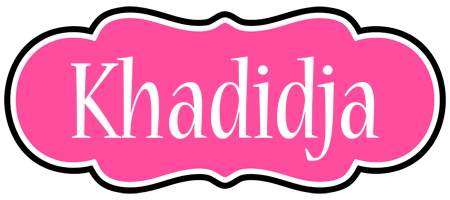 khadidja invitation logo
