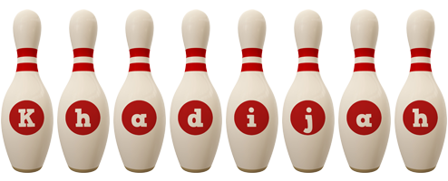 khadijah bowling-pin logo