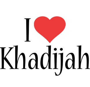 khadijah i-love logo