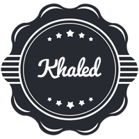 khaled badge logo