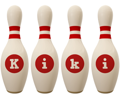 kiki bowling-pin logo