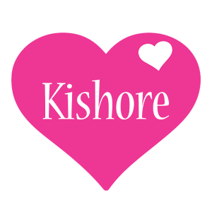 kishore love-heart logo